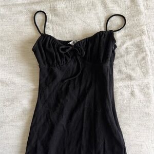 Princess Polly Slow Dancing Black Mini Dress, Sz 0